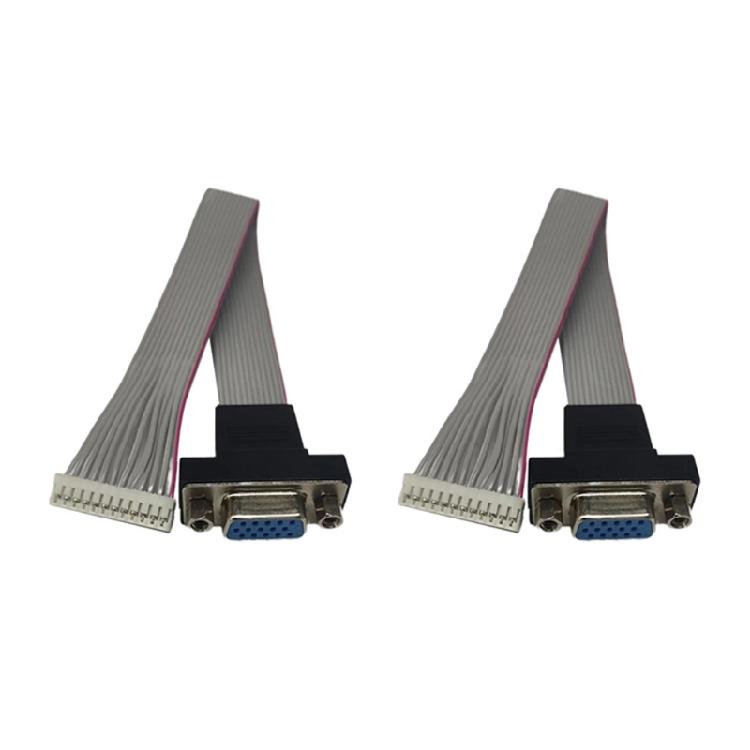 

User Friendly 12Pin VGA to PH2.0 Signal Converters Cable Offering Simple Setups for NonTechnical Users Needing Reliable Video Connection 150mm
