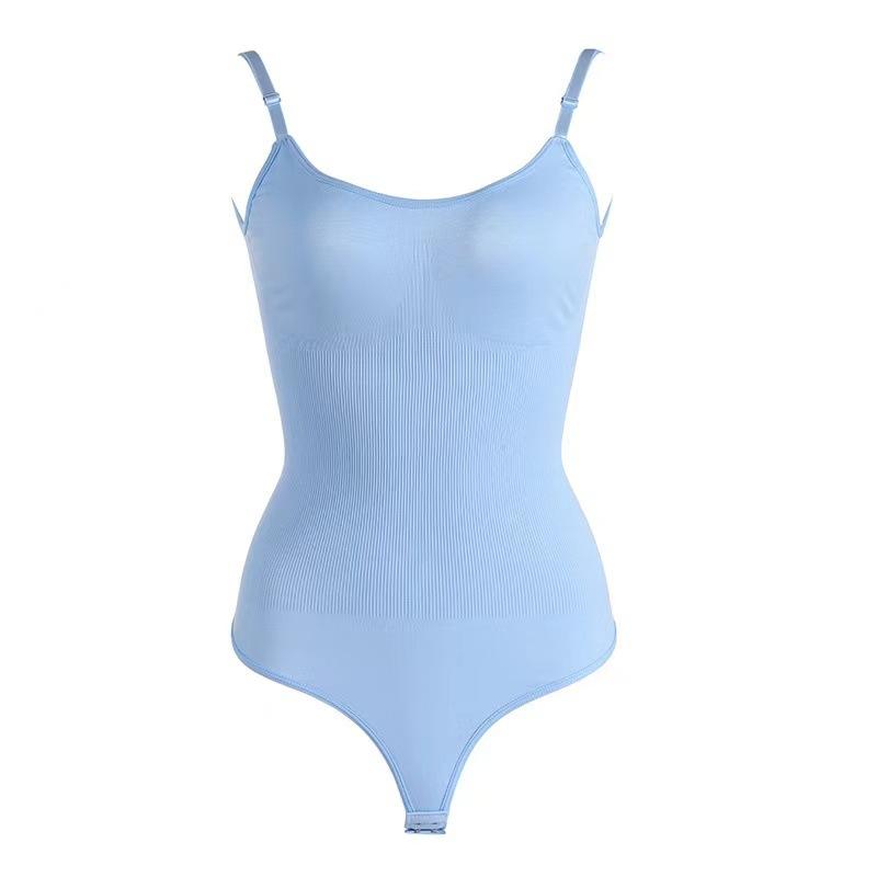 Seamless Shapewear Bodysuit: Tummy-tucking and Bum-lifting Plus-size Thong-style Strapless Corset
