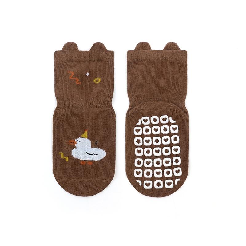 Kids Non-Slip Socks Cute Cartoon Pattern Toddler Boys Girls Children's Floor Socks Comfortable Cotton Socks for Infant Newborn