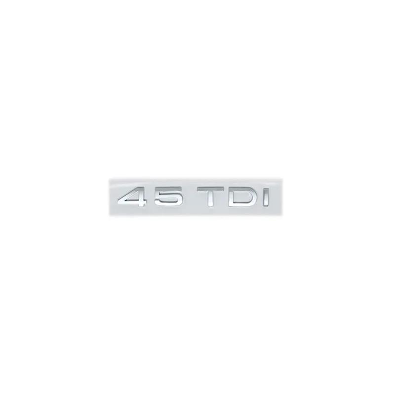 3D ABS Letters 2.0TDI 2.5TDI 3.0TDI 35TDI 40TDI 45TDI 50TDI Emblem for Audi A1 A3 A4 A5 A6 A7 A8 Q2 Q3 Q5 Q7 Car Trunk Sticker