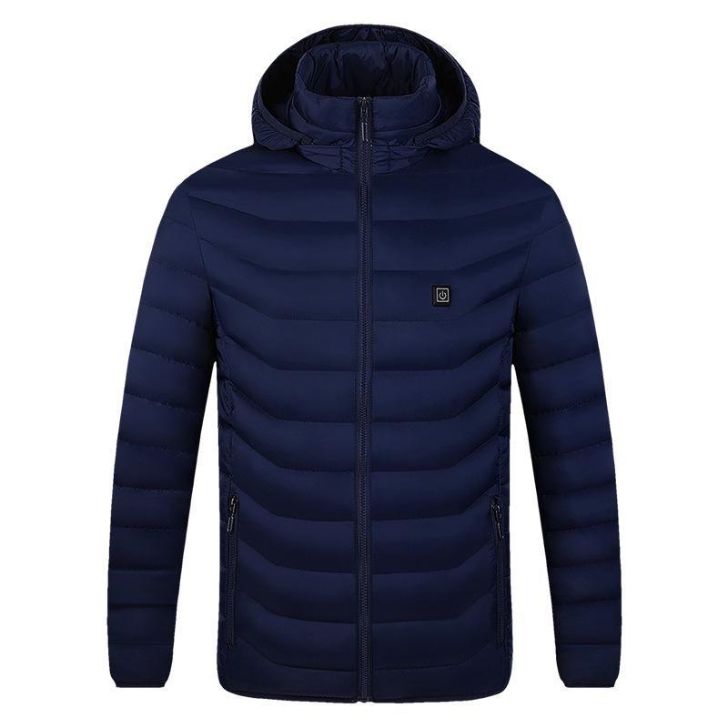 Verwarmde katoenen jas met capuchon voor heren - Warme, stijlvolle en comfortabele winterkleding