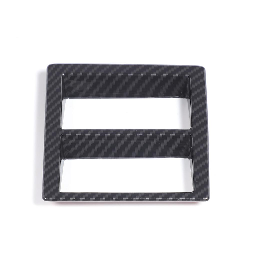 LHD Carbon Fiber ABS Headlight Adjustment Switch Trim For Toyota Hilux 2016-