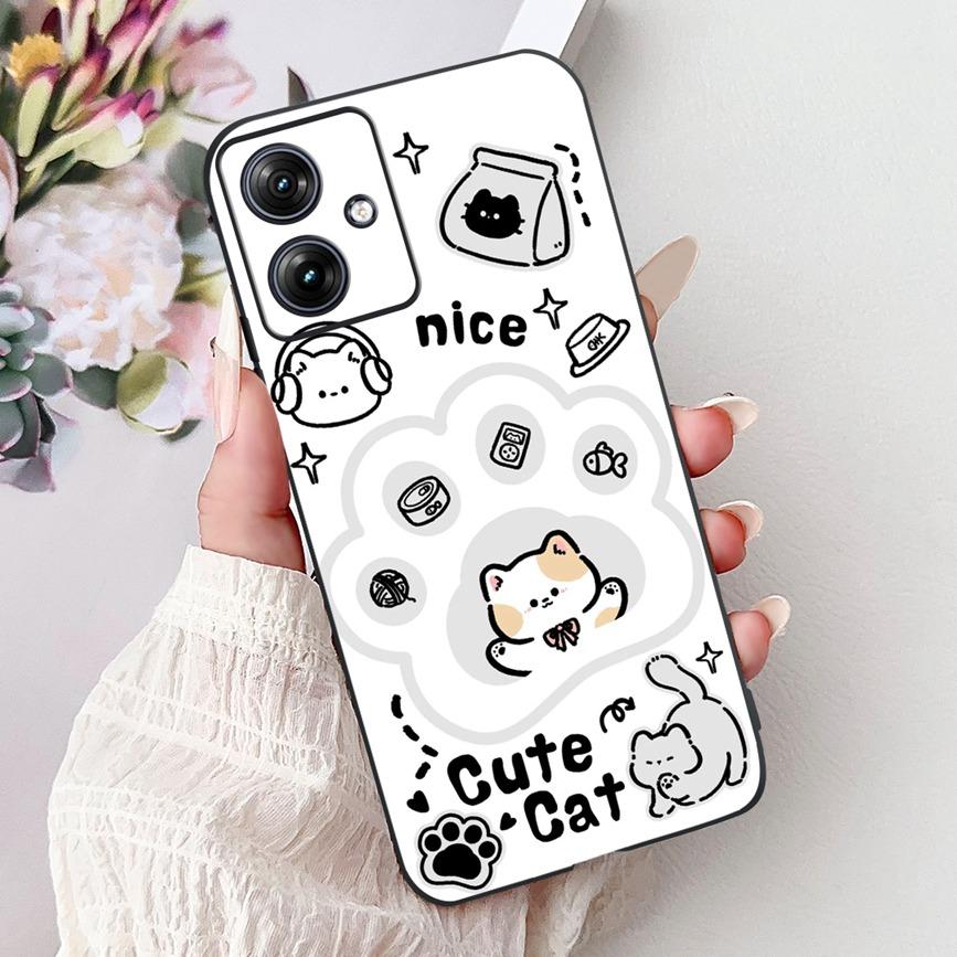 For Motorola Moto G54 5G Case MotoG84 Soft Silicone TPU Cool Cartoons Pattern Phone Case For Moto G84 5G G 54 Back Covers Capa