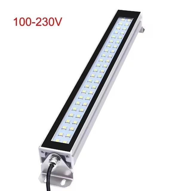 22CM 35CM 40CM 52CM 220v 24v IP67 Waterproof Oil-proof Dust-proof Led Bar Lamps LED Industrial Lamp Machine Work Tool Lights