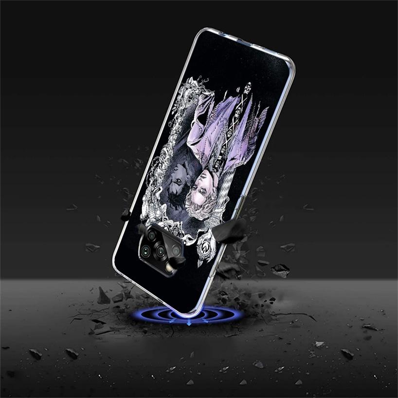 JoJo Kira Yoshikage Killer Queen Phone Case For Xiaomi Poco X7 X6 X5 Pro F7 Ultra Redmi 15C 15 13 13C 12 12C 10 10A 10C 9 9A 9C