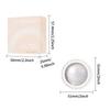 Langanhaltender Wasserfester Feiner Schimmer Highlighter, Natürlicher Glänzender Effekt, Kontur Aufhellen und Gesicht Modifizieren, Perlenschimmer Glattes Gebackenes Puder