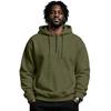Men S Winter Fleece Hooded Sweatshirt Zipper Casual Loose Fit