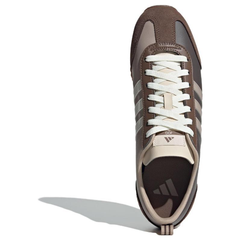 adidas VS JOG 2.0 Abriebfest Niedrig geschnittene Freizeitschuhe Unisex Grau Braun Sneaker JS1032