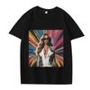 Camiseta clásica de Beyoncé para hombre y mujer, extragrande, 100% algodón, moda holgada, manga corta, estampado de verano, unisex, tallas grandes.