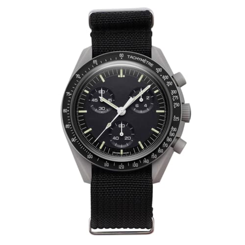 

Stanchev Nylon Replacement Strap for Omega x Swatch MoonSwatch / Rolex Watch / Seiko Watch 20mm, Omega X Swatch MoonSwatch Speedmaster Watch, 20mm, No