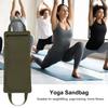 Borsa da Allenamento Sportiva Yoga con Doppia Maniglia Pesi Regolabile Senza Riempimento Robusta Borsa da Allenamento Atletica Pesi Fitness Sandbag