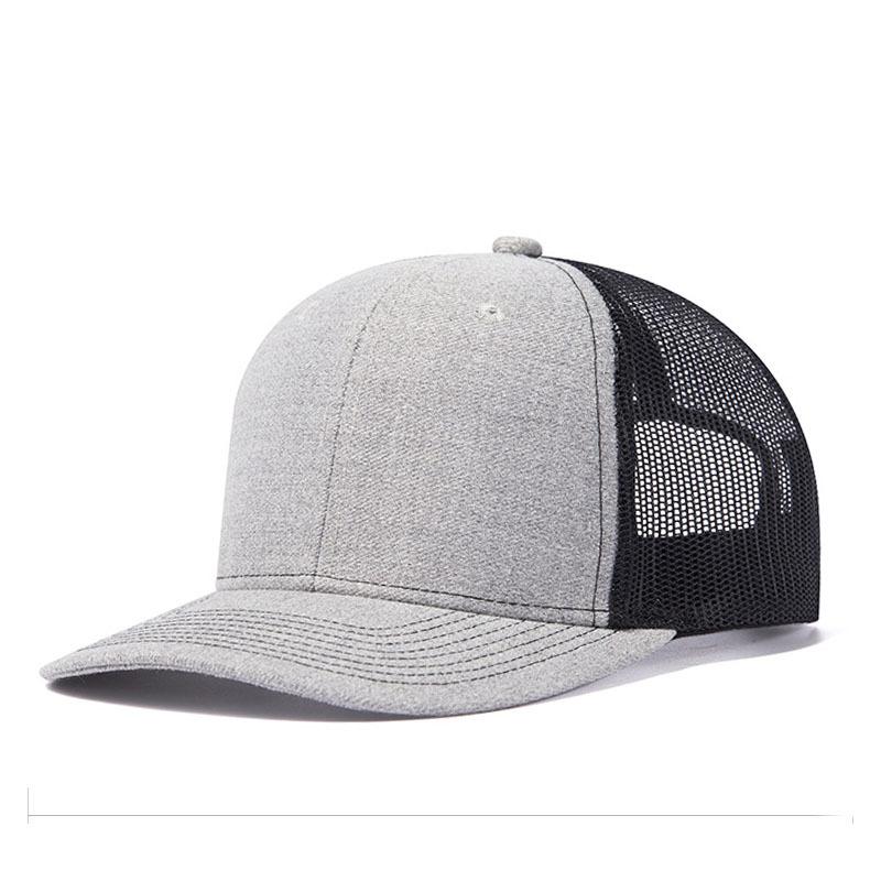 Micro-Curved Brim Light Plate Blank Cap Outdoor Shade Mesh Mountaineering Trucker Hat Baseball Cap
