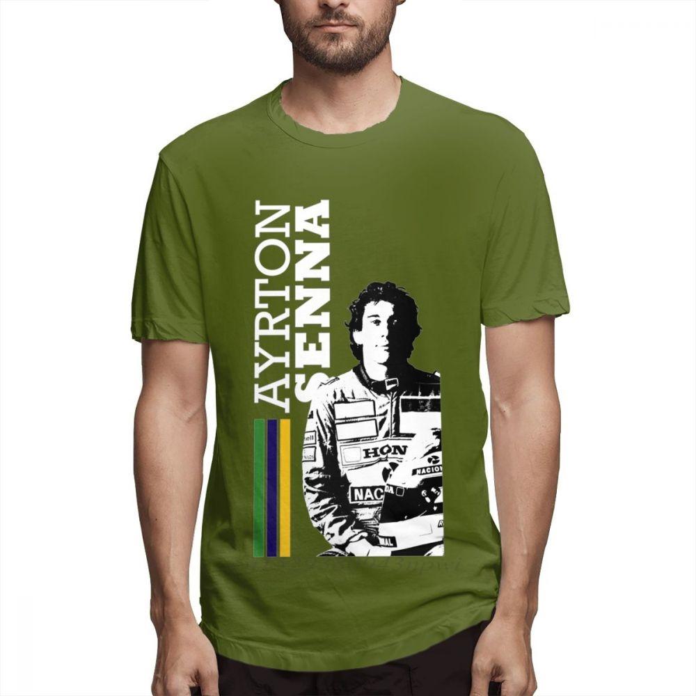 Car Fans Ayrton Senna T Shirt For Unisex 2020 New Arrival Unisex Quality Short Sleeve Cotton Xs3xl Tshirt Slim Fit Streetwear