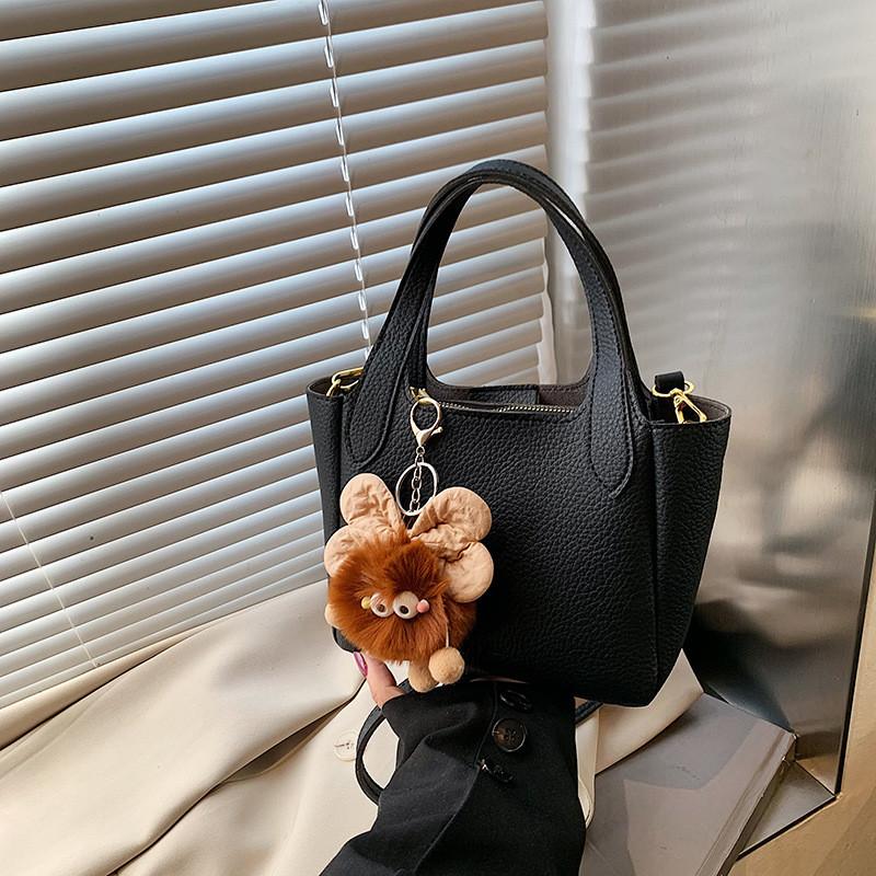 IELGY Ladies Bucket Bag Fashion Simple All-Match One-Shoulder Casual No Pendant
