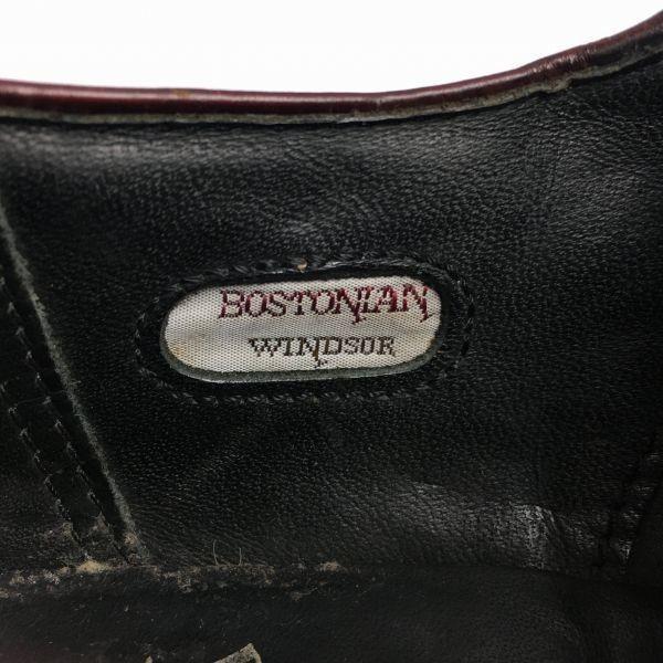 Vintage 60s-70s Rare White Tag Red Letter BOSTONIAN Full Brogue Burgundy size 8.5D/B Men's(USED)