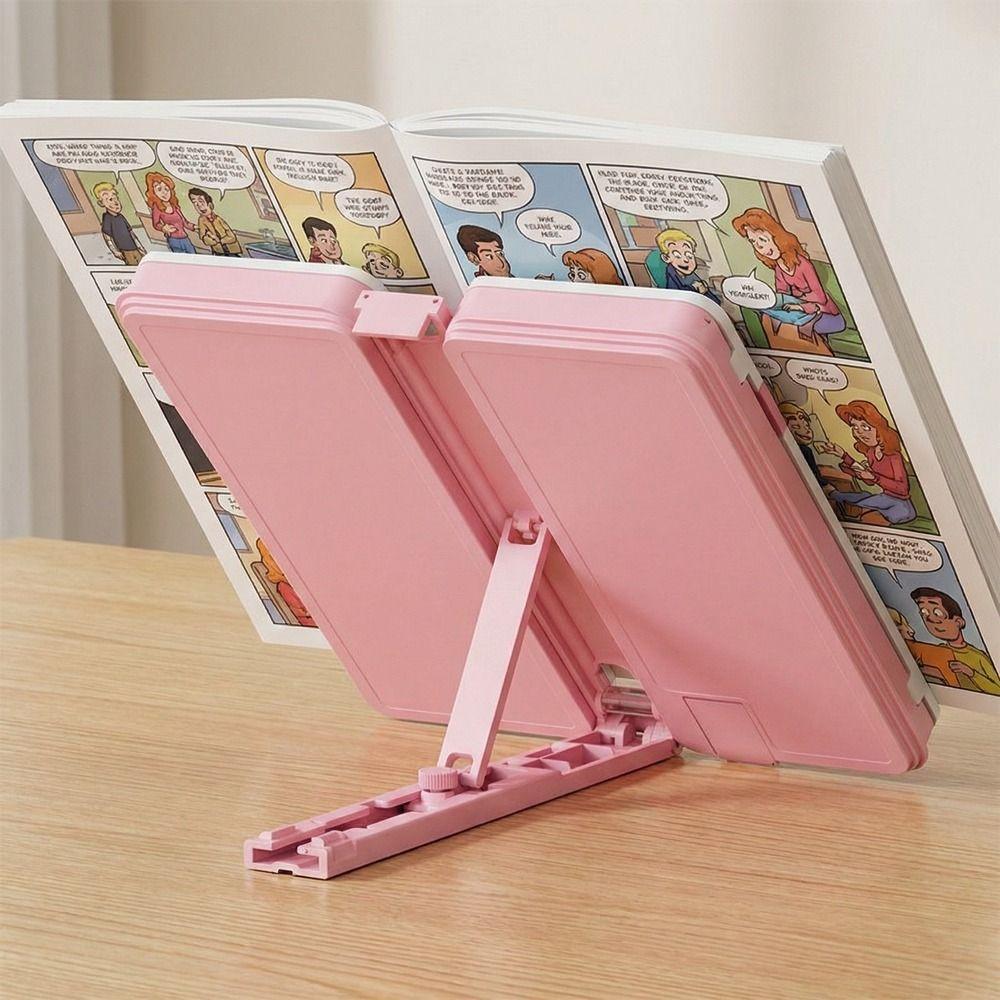 Large Capacity Pencil Box Reading Stand Foldable Pencil Case  Student Supplies