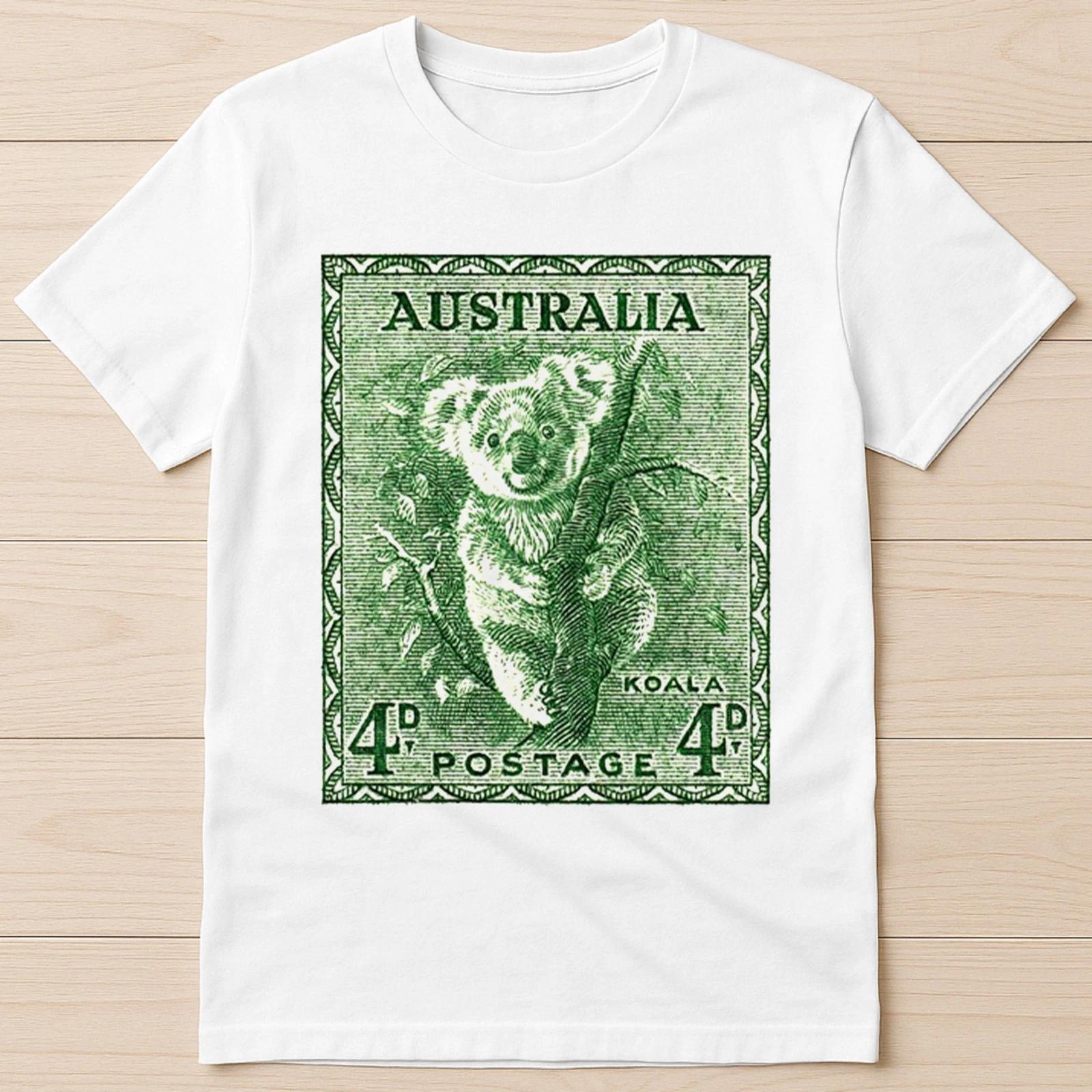 1940 Австралия Коала Почтовая марка Подарок Футболка T-shirt 6040 S