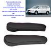 2pcs Seat Armrest Cover Leather Car Interior Accessories Replacement for Odyssey 2004‑2014Black