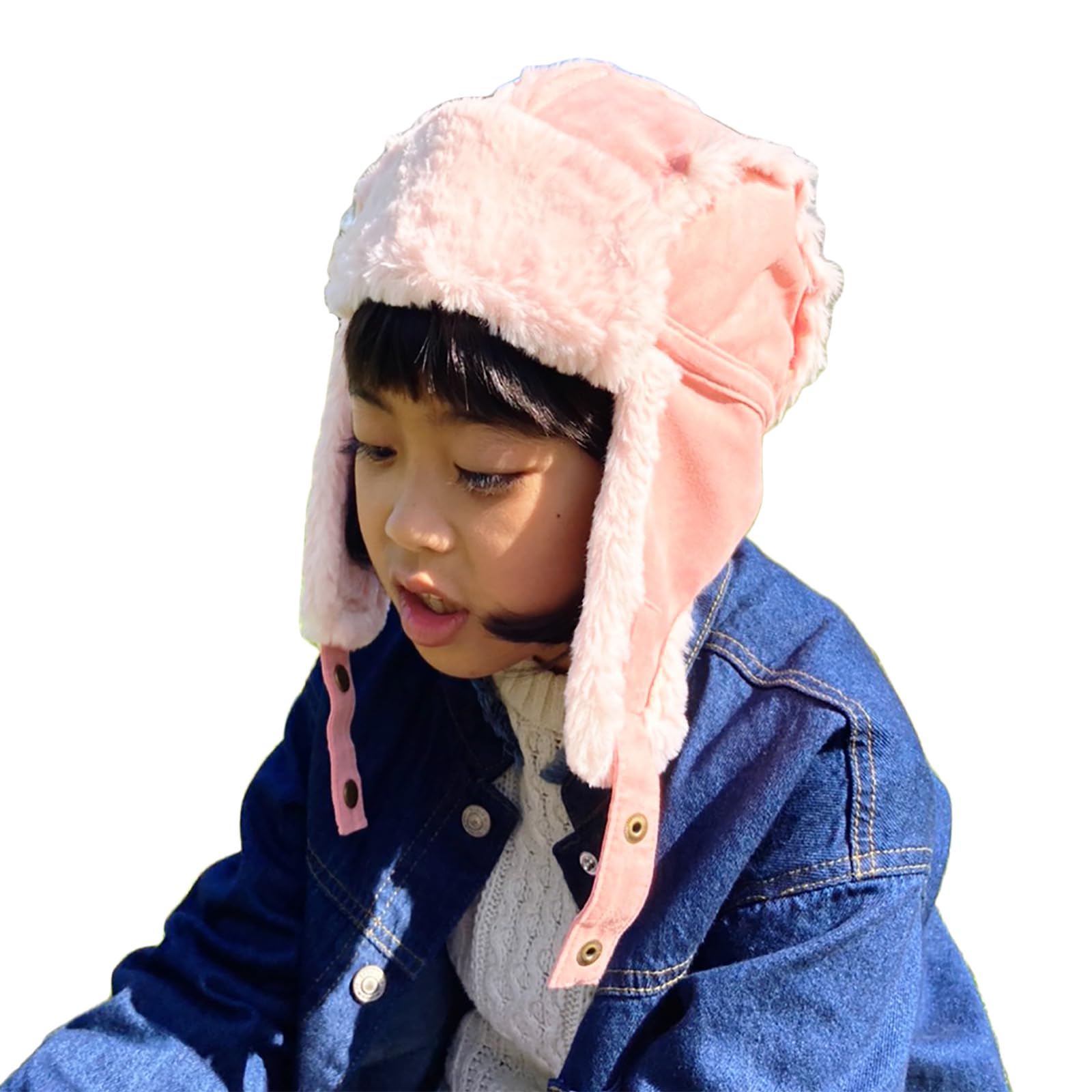 

Кепка пилота-авиатора для зимних видов спорта, размер [TRAX SHOP] Детская кепка, Кепка, (JP, 54.0 см, Розовый)