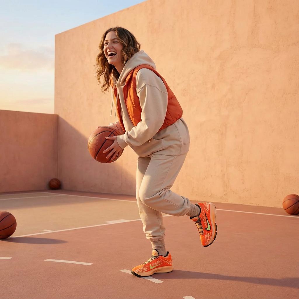 Victor Wembanyama X Nike Air Zoom GT Hustle 3 Halloween Unisex Sneakers Orange Melon-Tint Black FV5953-801