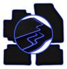 CARLUX-BLUE Car Mats For: Nissan Pixo Hatchback (2008-2013)