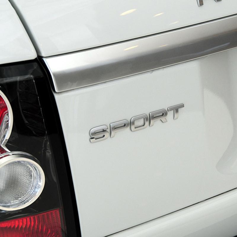3d ABS Logo Sport Emblem Letters Car Trunk Badge For Evoque Discovery SVR L494 494 L320 Sport Sticker Accessories
