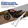 Ferramenta de Segurar Volante de Embreagem de Motocicleta, Ferramenta Suporte de Engrenagem do Cesto do Cubo da Embreagem