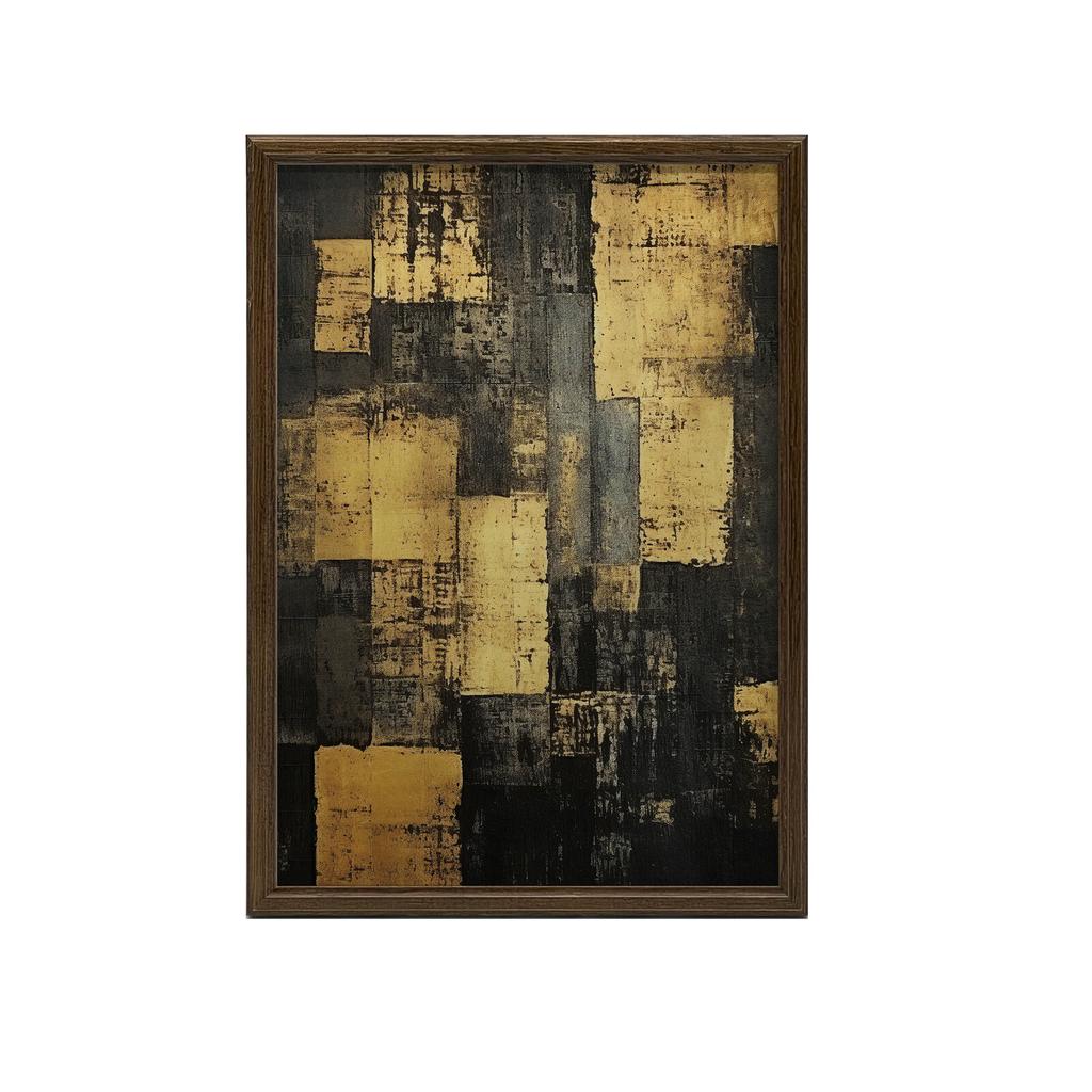 Przemysłowe Pejzaże Przemysłowe Pejzaże, 30X40 Cm, Rama Drewniana Ciemny Brąz, Papier Matowy 230 Gsm