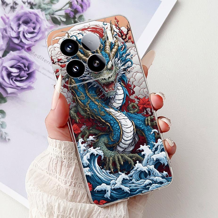 For Xiaomi Mi 15 Pro 5G Case New Fashion Painted Cover Soft Silicone Slim Phone Case For Xiaomi 15 Pro Mi15 5G Back Cover Fundas