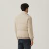 Ferraromilano Suede Goose Down Jumper Beige (Am0Ejp40253)