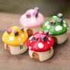 Mini Resin Moss Micro Landscape Decor Outdoor Fairy Miniature Garden Mushroom House Ornaments Handicraft Flower Pot Accessories