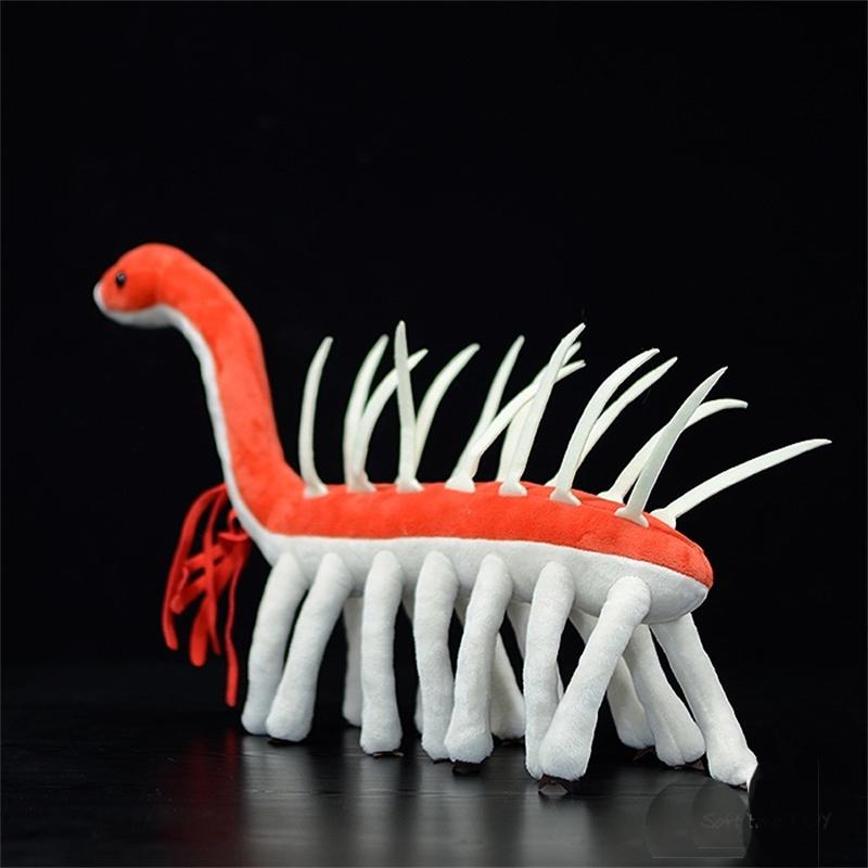 New Hallucigenia High Fidelity Cambrian Insect Plushie Worm Plush Toys Lifelike Ancient Animals Simulation Stuffed Doll Toy