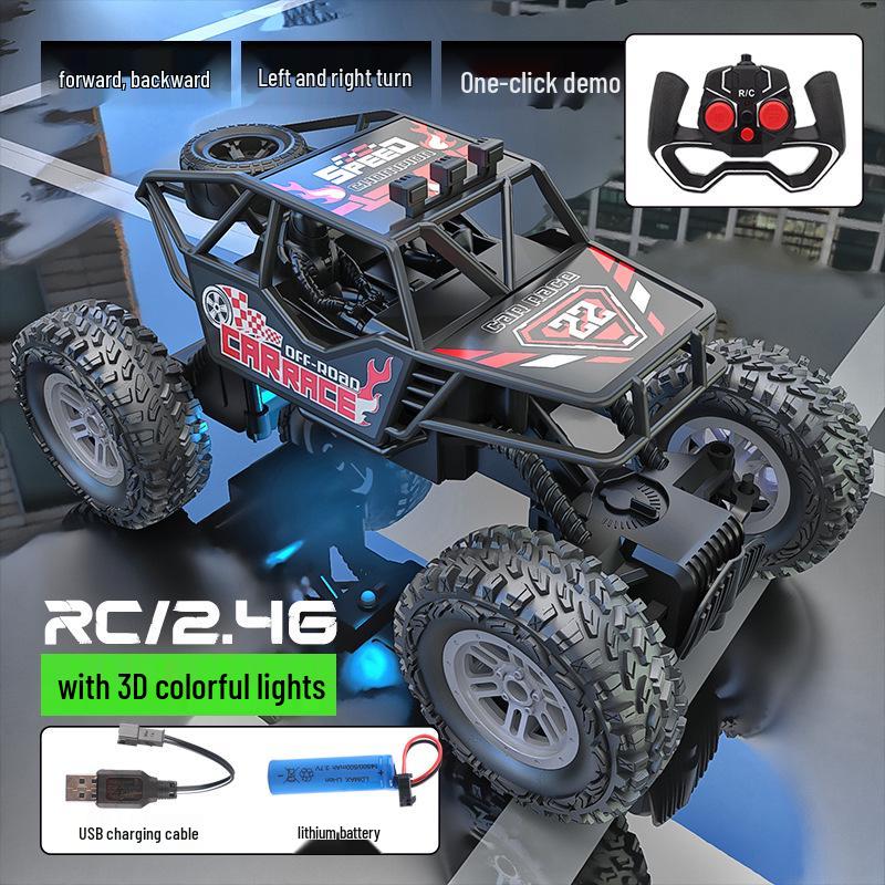 Rechargeable Remote Control Off-road Car for Kids - Four-Channel Electric Toy Gift