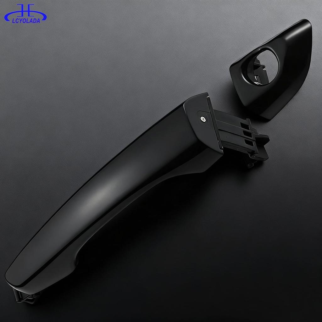 Vordere linke Fahrerseite Außen Türgriff Kompatibel mit Hyundai Elantra 2017 2018 2019 2020 - Ohne Smart Key Entry - Schwarz