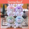Cute And Cuddly Bunny Plush Toy Keyring Sweet Rabbit Bag Decoration Gift