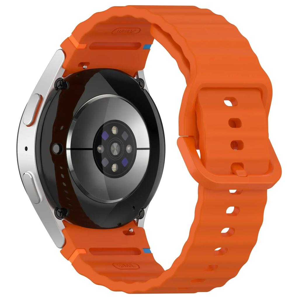 Silicone Strap for Samsung Galaxy 7 FE 6 5 4 40mm 40mm/6 Classic/5 pro 45mm 47mm 43mm No Gaps Bracelet for Watch 7 6 Accessories