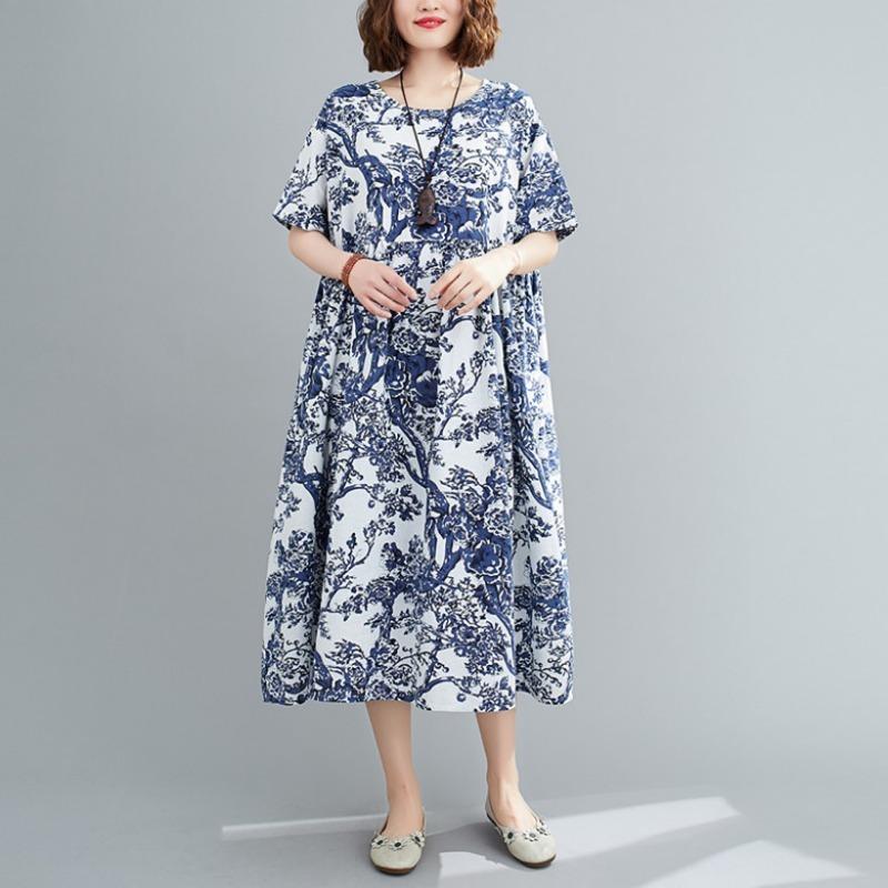 Women's Solid Color Relaxed Fit Dress