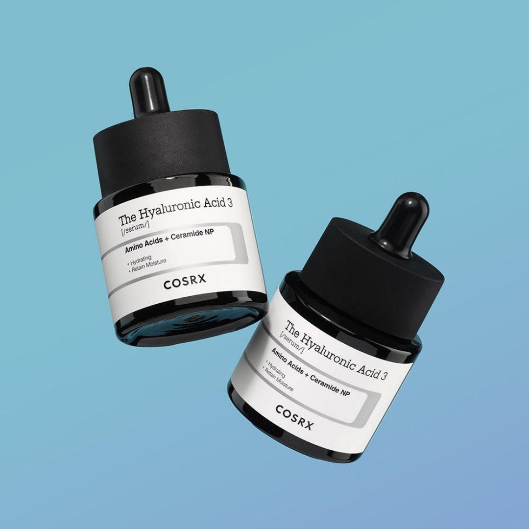 Photos - Cream / Lotion COSRX The Hyaluronic Acid 3 Serum Intensive Hydrating Facial Serum 20ml 2 Pack  (20ml × 2)