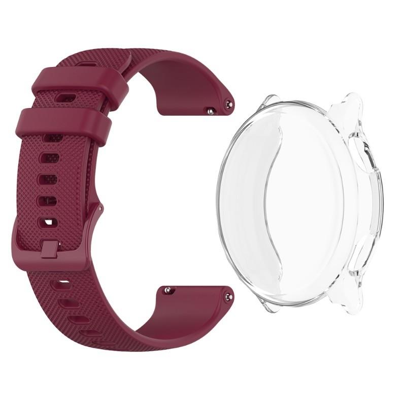 Oficiální silikonový řemínek s TPU ochranným krytem pro Garmin Active 6 Active5 Vivoactive 6 5