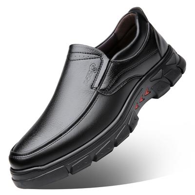 Mode Casual Zwarte Leren Instappers voor Mannen Grote Maat Lente Herfst Nieuwe Designer Schoenen Mannen Zachte Zool Heren Net Schoen