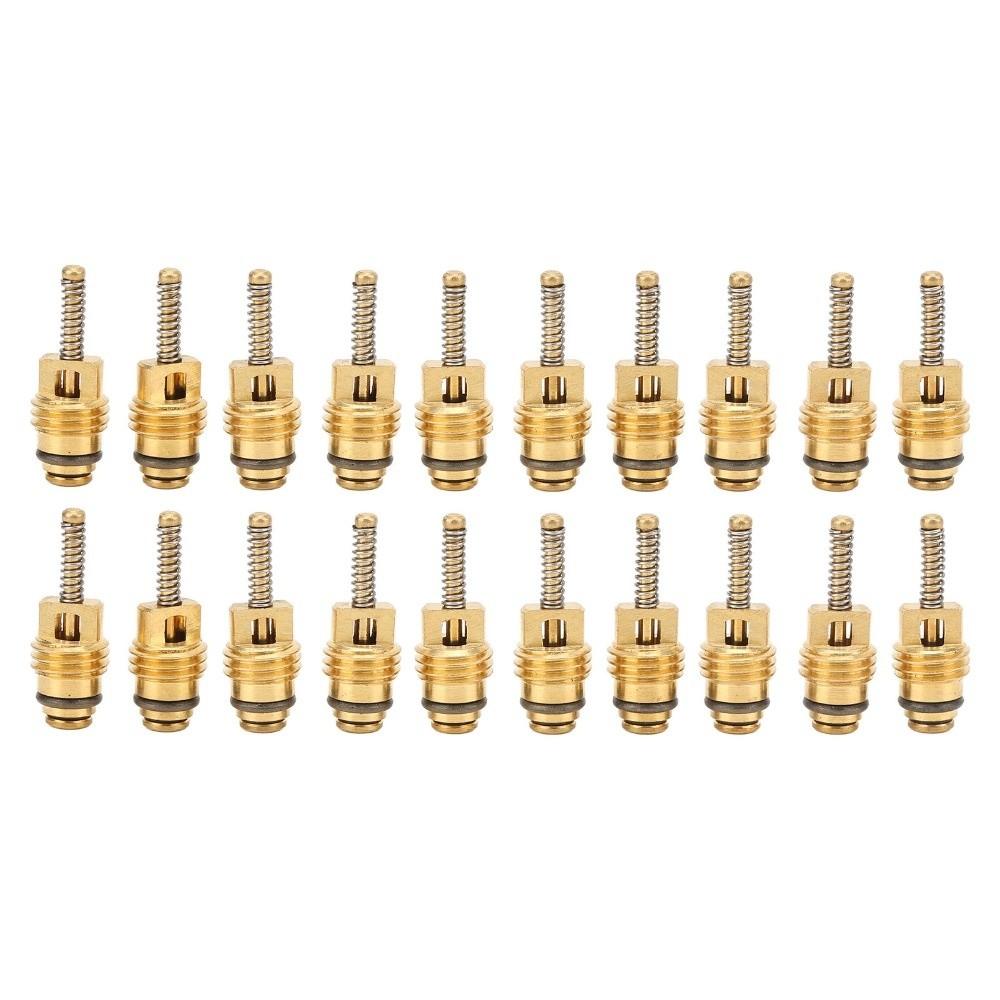 20PCS Multi Sizes Car Air Conditioning Valve Core Refrigerant Charging & Leak Repair