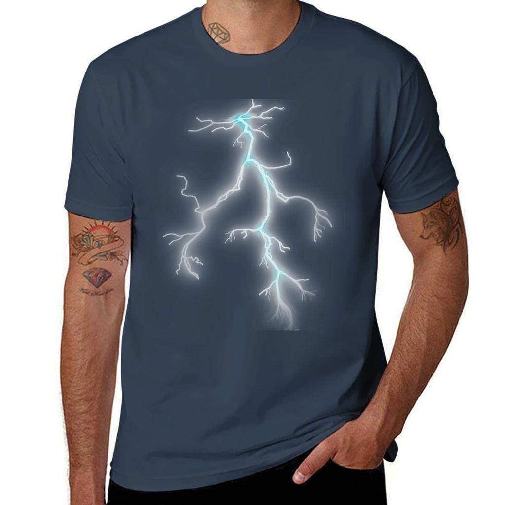 Lightning Tshirt Big And Tall Solid Color Tshirt
