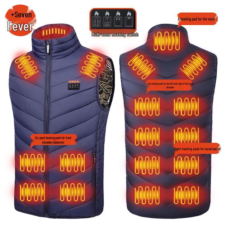 

Youcheng 17-Zone 4-Control Electric Heated Vest 3XL