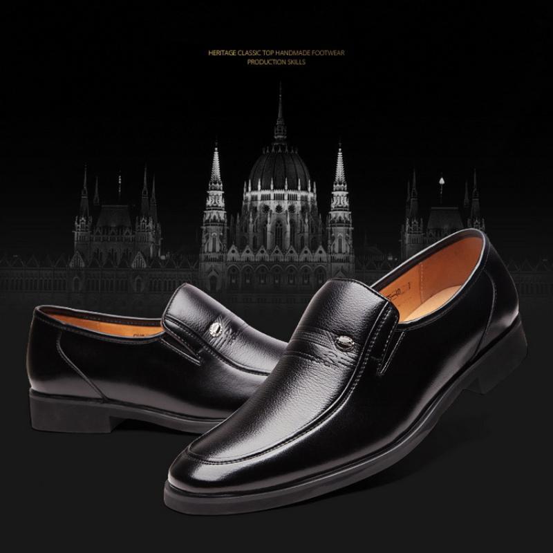 Męskie Codzienne Skórzane Buty Wygodne Miękkie Męskie Buty Formalne Modne Męskie Buty Codzienne De Vestir Hombre