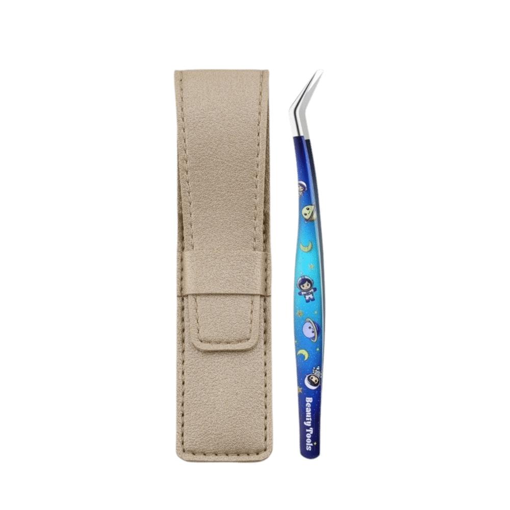 High Precision Sticker Pickup Tool Stainless Steel Lashes Extension Tweezer Miniature Landscaping