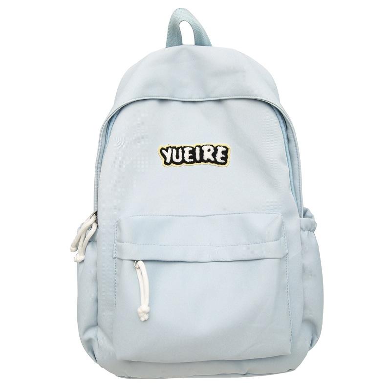Girls' College Style Backpack for Junior High School Students New Style Versatile High School Students Simple and Niche Backpack