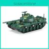Military Tank Model Building Block Assembly Toy Collectible Display Decoration