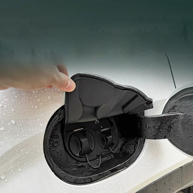 Magnetic Car Charging Port Rain Cover for BYD Yuan Plus Song Plus Atto3 Dolphin Seagull Denza D9 Waterproof EV Charger Protector