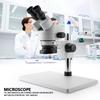 7X 45X Binocular Stereo Microscope WF10X 20 Eyepieces 0.7X 4.5X Zoom Objective