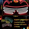 Glowing Blinds Glasses LED Bar KTV Atmosphere Props Flashing Disco Adult Cool Glasses